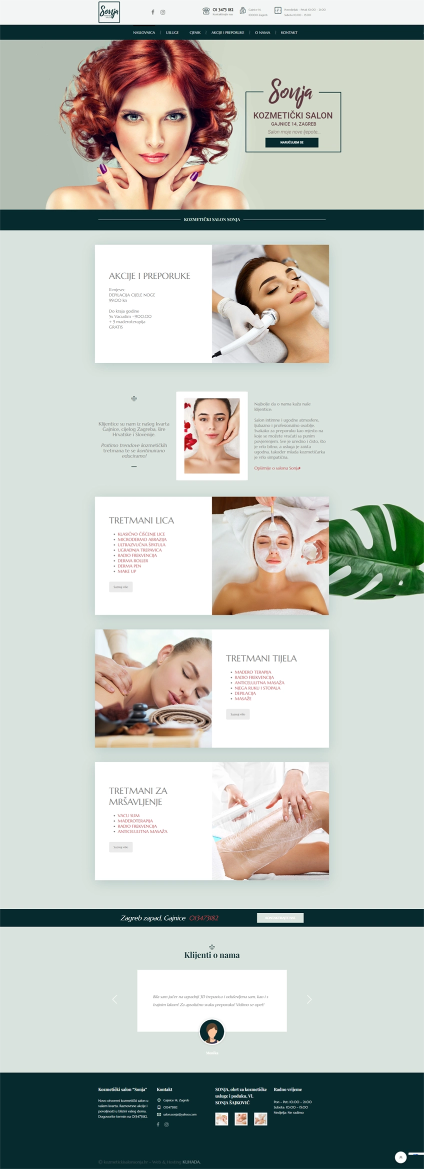 Kozmetički salon Sonja